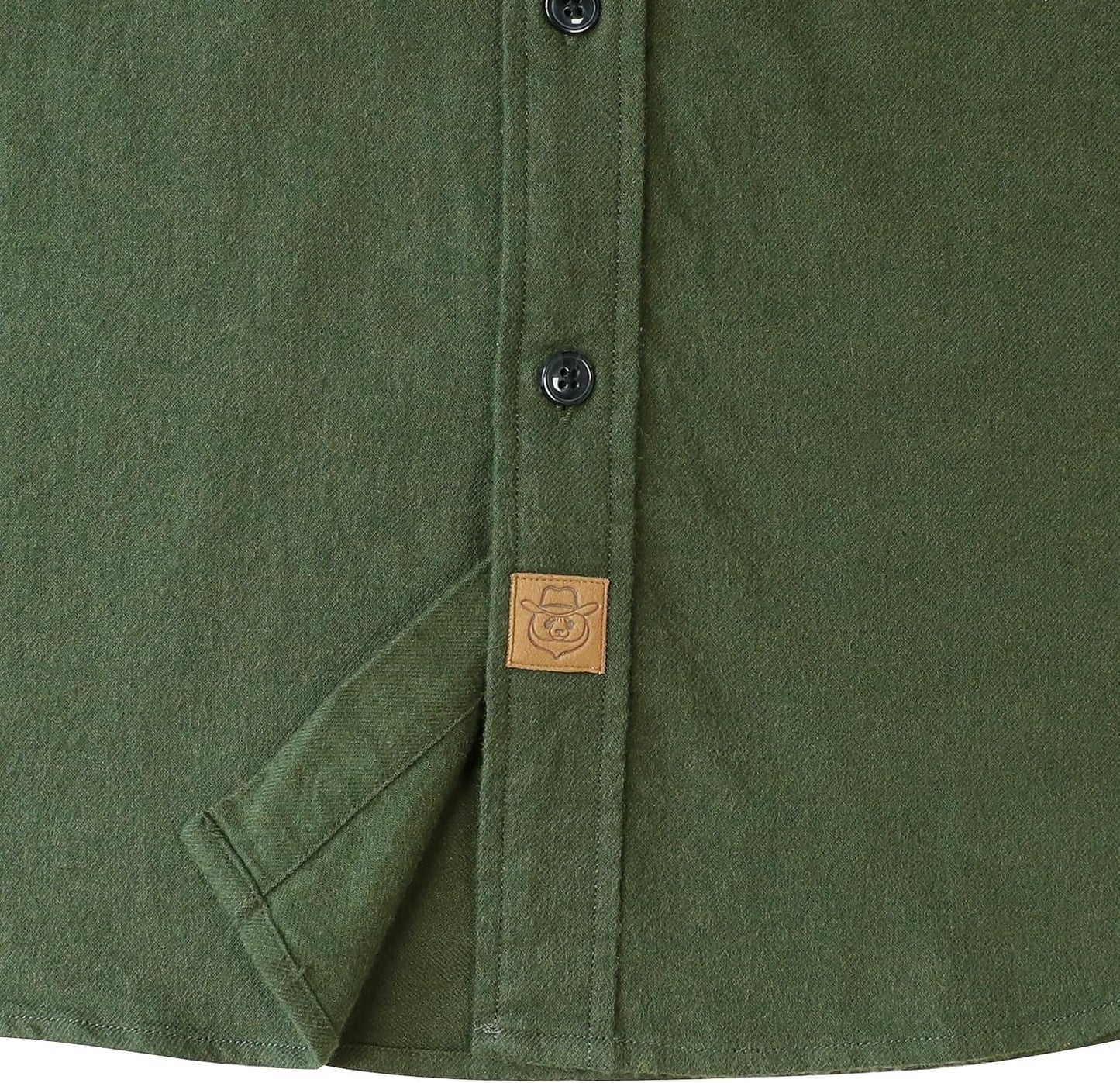® 6 Oz Flannel Shirt for Men Cotton Casual Button down Long Sleeve