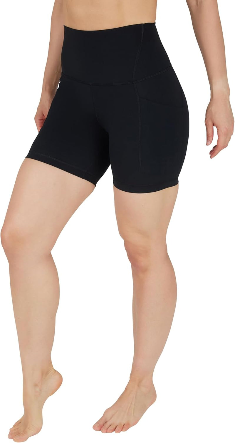 Womens High Waisted Biker Shorts Workout Running Spandex Yoga Shorts 3.5", 5", 7", 9"