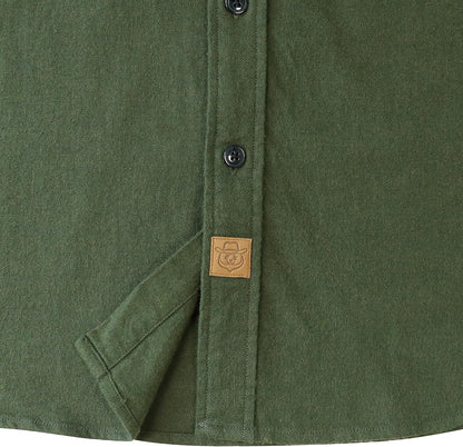® 6 Oz Flannel Shirt for Men Cotton Casual Button down Long Sleeve