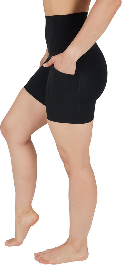 Womens High Waisted Biker Shorts Workout Running Spandex Yoga Shorts 3.5", 5", 7", 9"