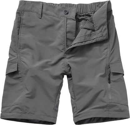 Boy Scout Pants Hiking Mens Convertible Zip off Safari Fishing