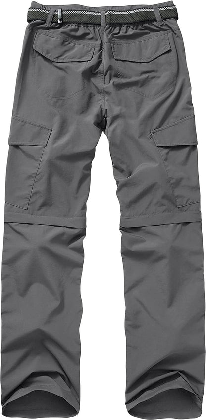Boy Scout Pants Hiking Mens Convertible Zip off Safari Fishing